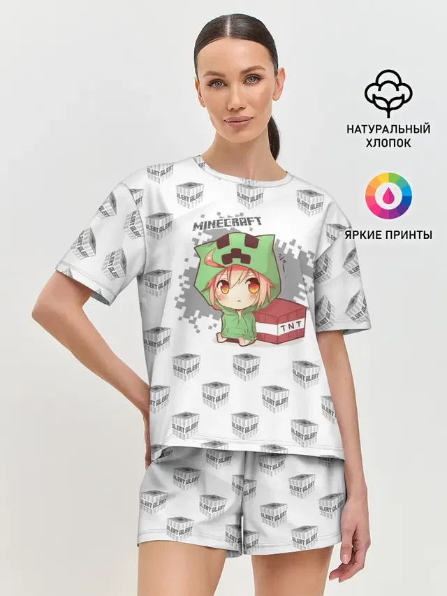 Женская пижама с шортами