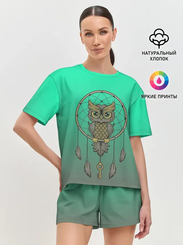 Женская пижама с шортами
