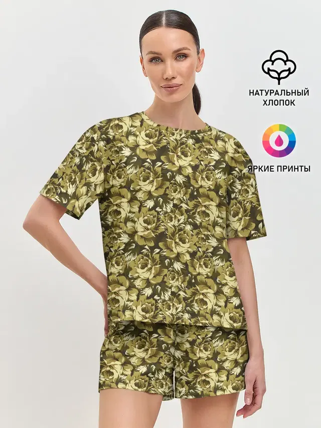 Женская пижама с шортами