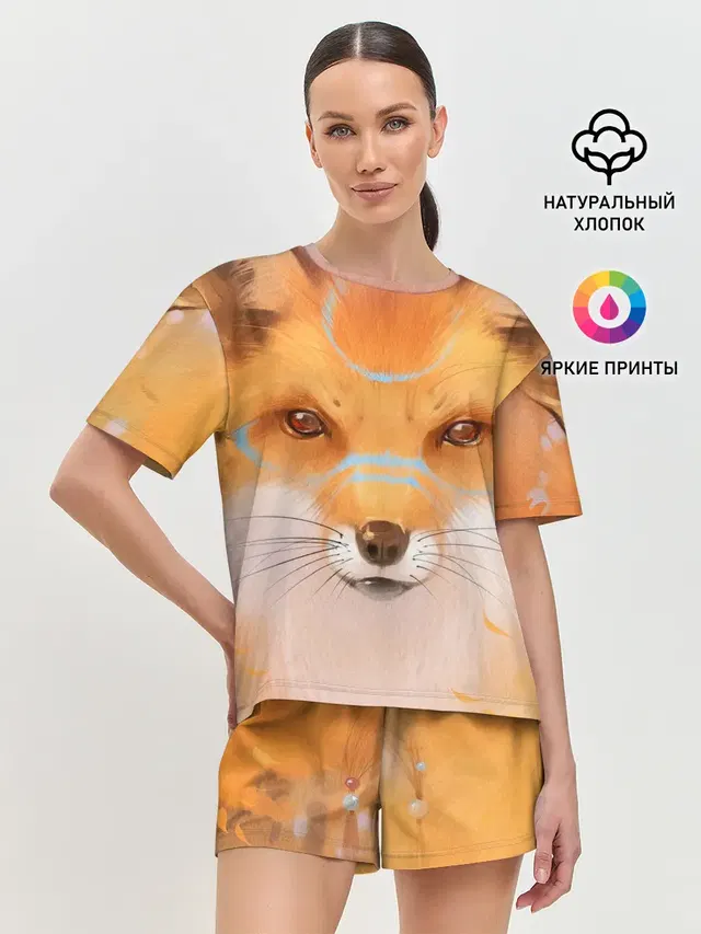Женская пижама с шортами