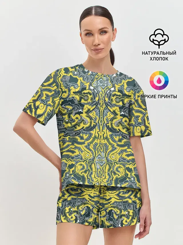 Женская пижама с шортами