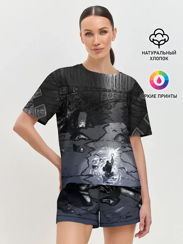 Женская пижама с шортами