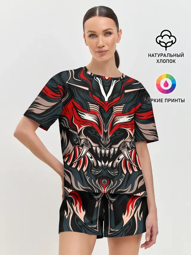 Женская пижама с шортами