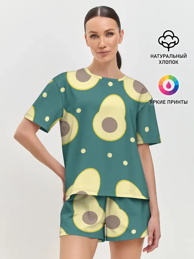 Женская пижама с шортами