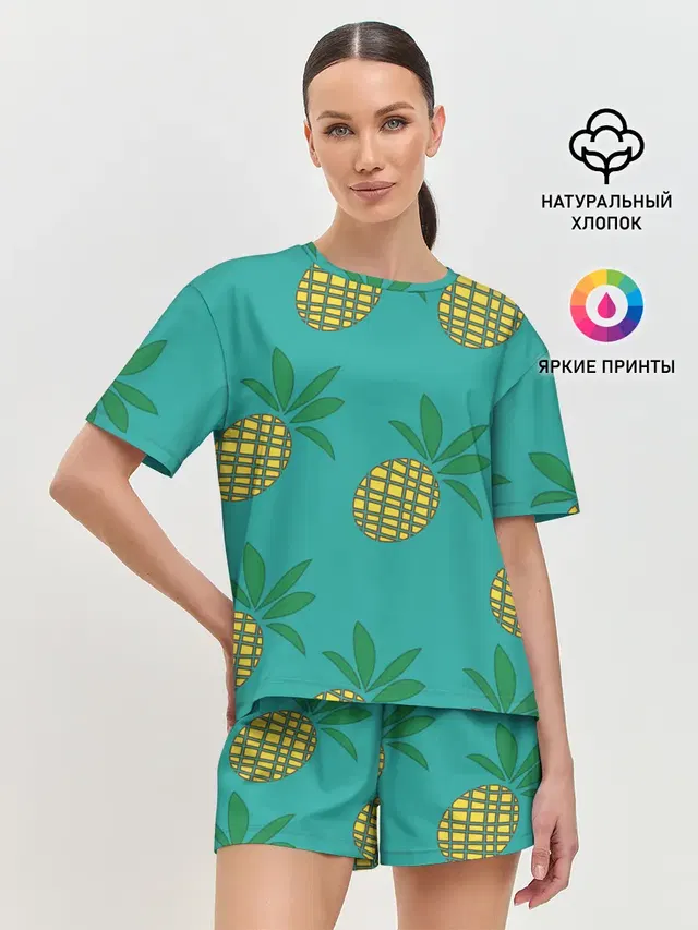 Женская пижама с шортами