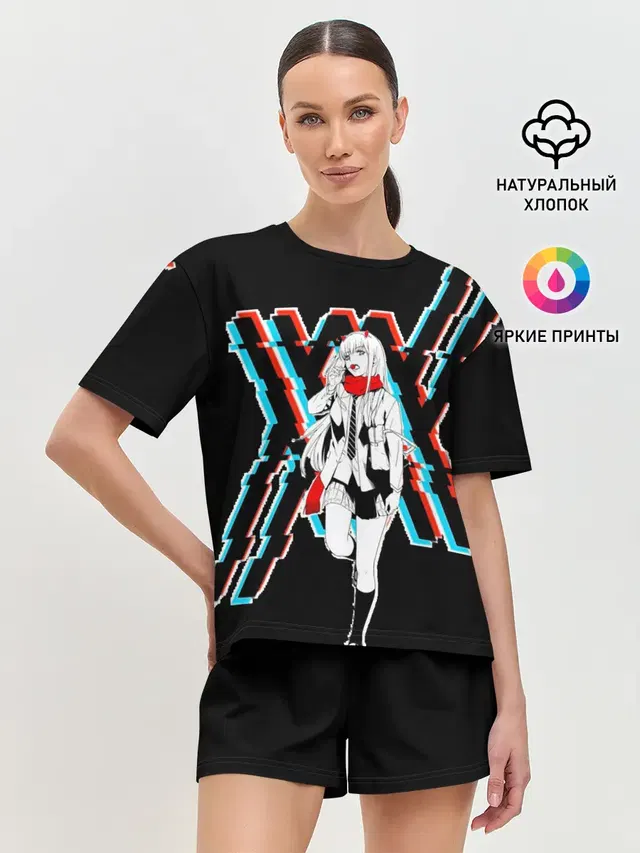 Женская пижама с шортами