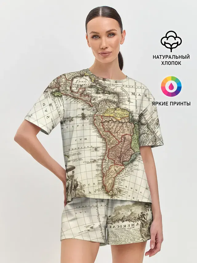Женская пижама с шортами