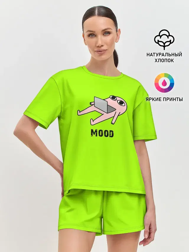 Женская пижама с шортами