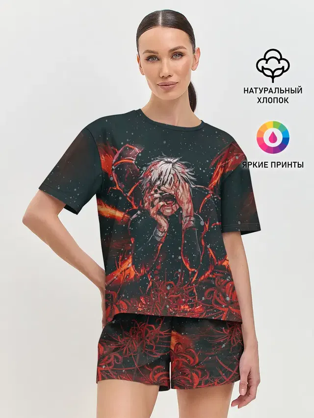 Женская пижама с шортами