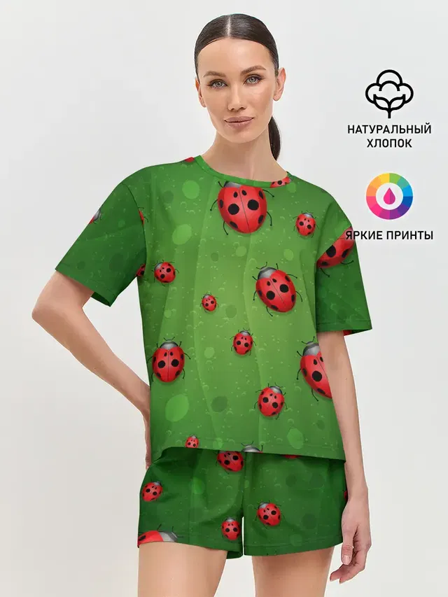 Женская пижама с шортами