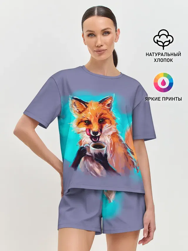 Женская пижама с шортами