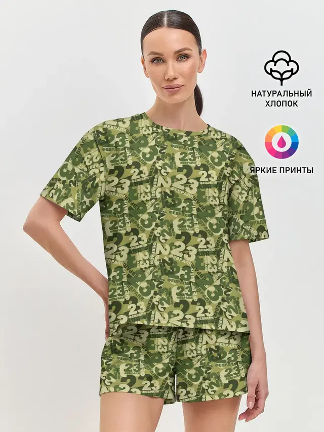 Женская пижама с шортами