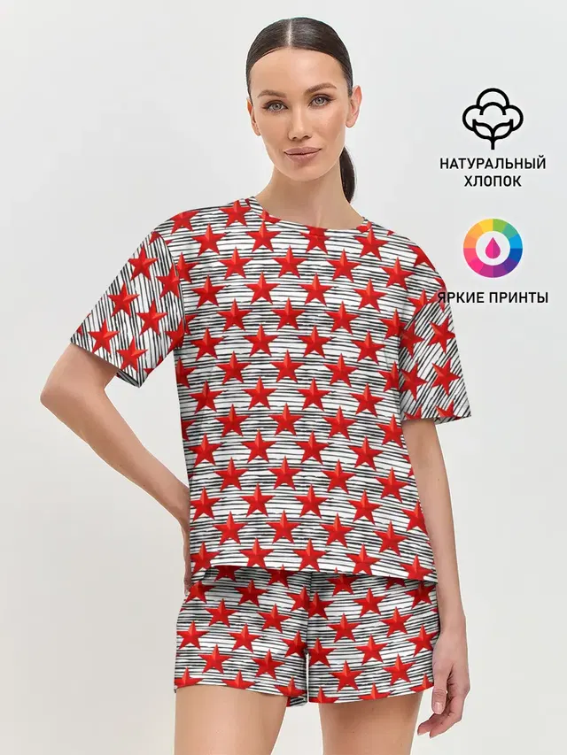 Женская пижама с шортами