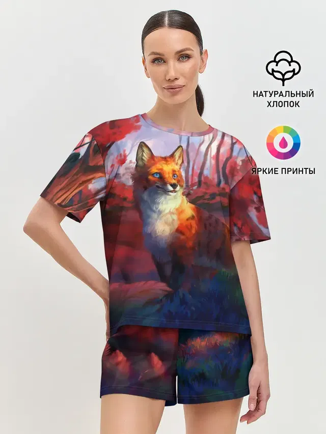 Женская пижама с шортами