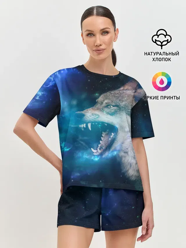 Женская пижама с шортами