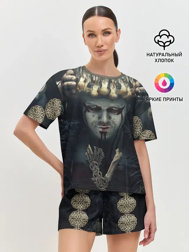 Женская пижама с шортами