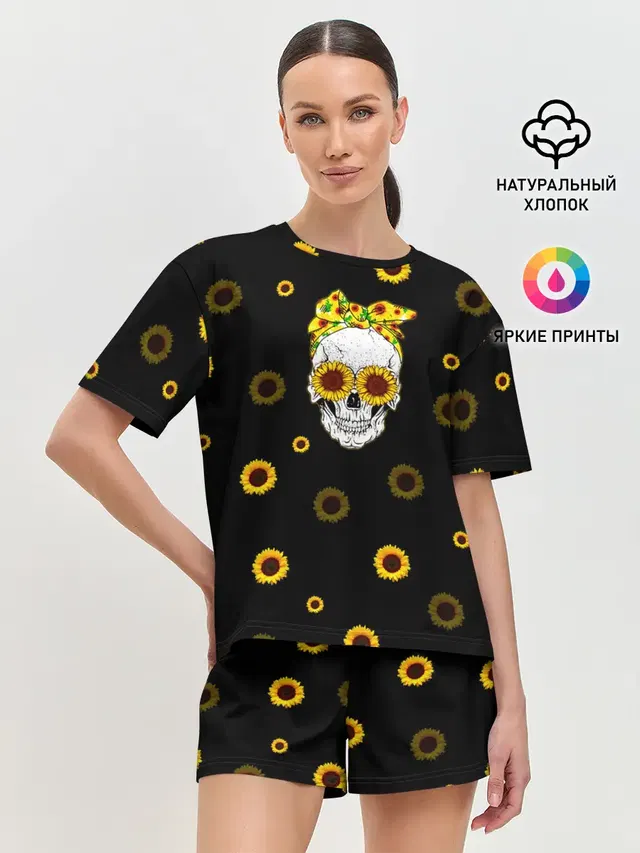 Женская пижама с шортами