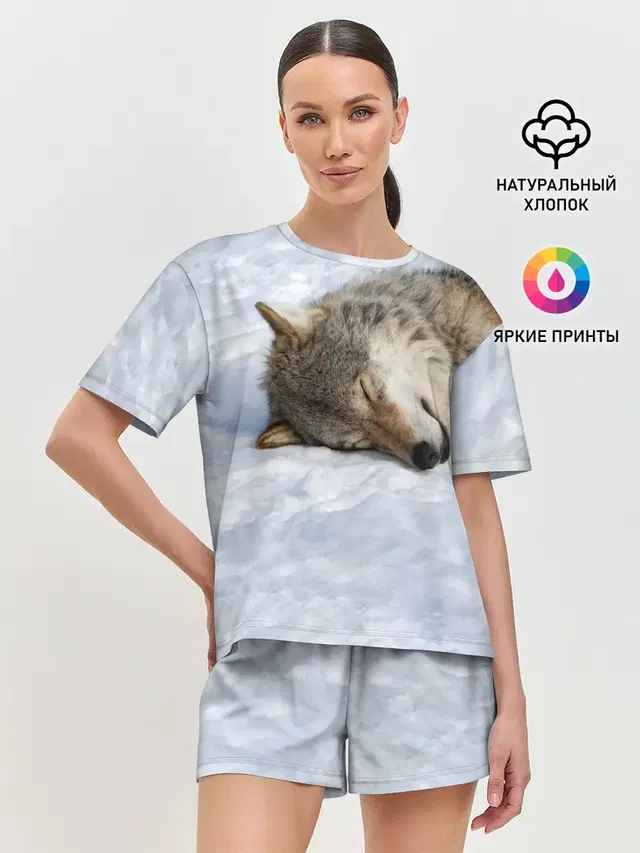 Женская пижама с шортами