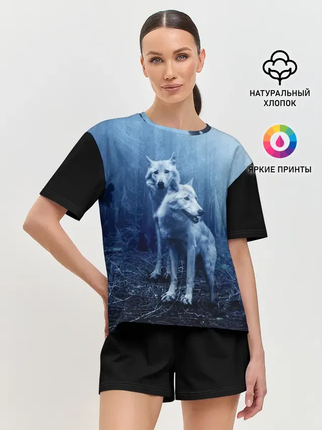 Женская пижама с шортами