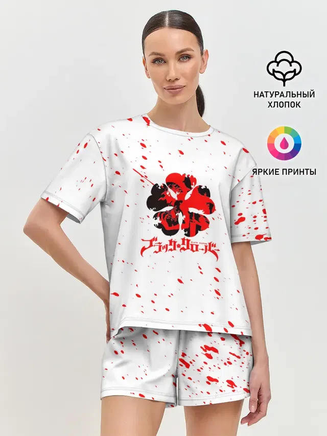 Женская пижама с шортами