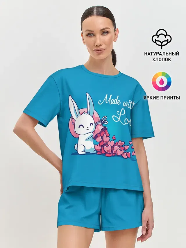 Женская пижама с шортами