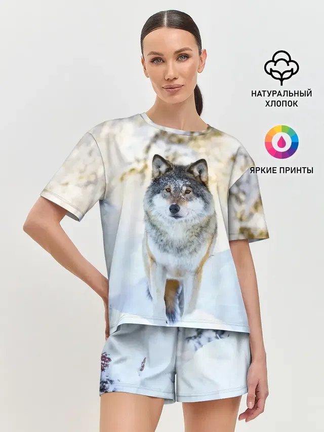Женская пижама с шортами