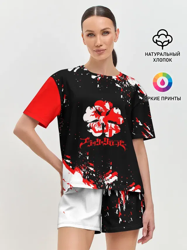 Женская пижама с шортами