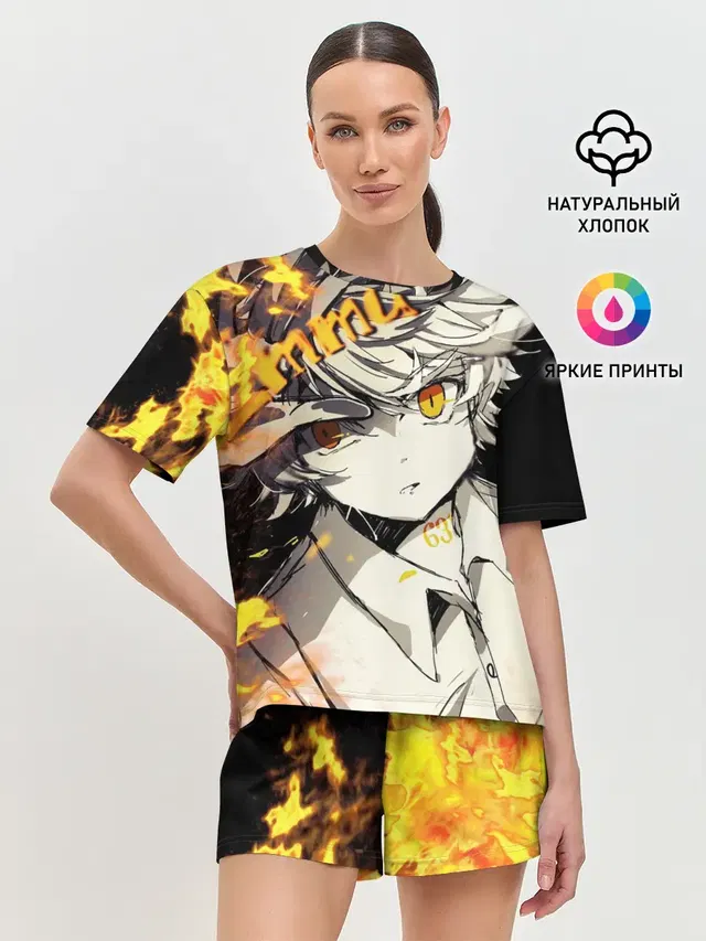 Женская пижама с шортами