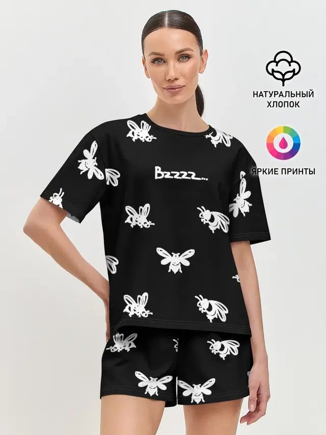 Женская пижама с шортами
