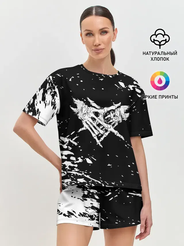 Женская пижама с шортами