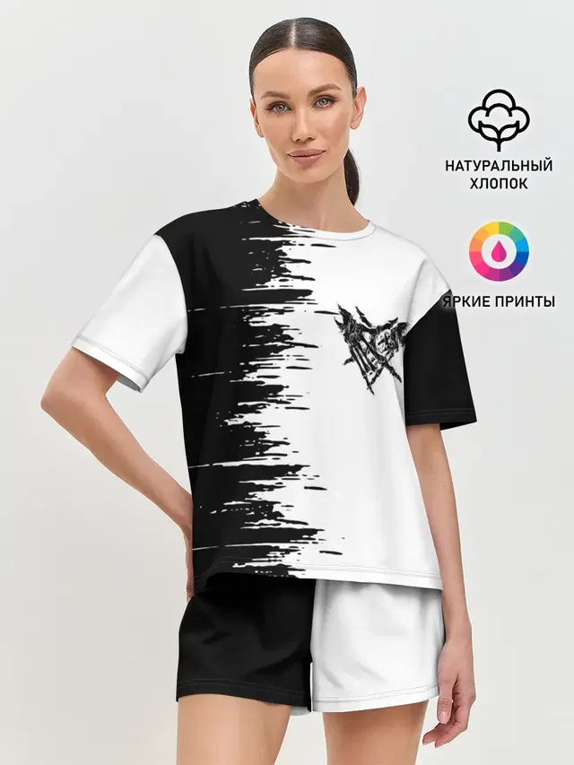 Женская пижама с шортами