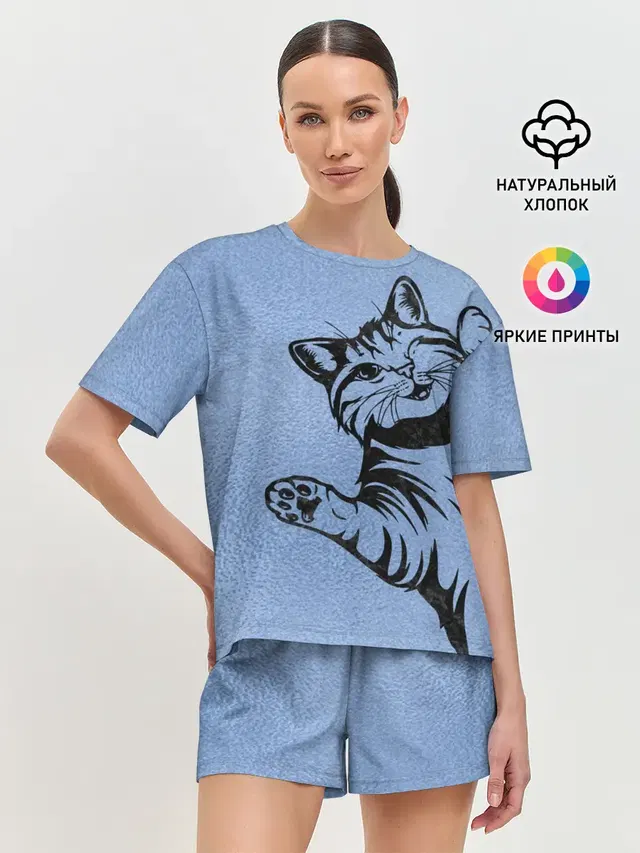 Женская пижама с шортами