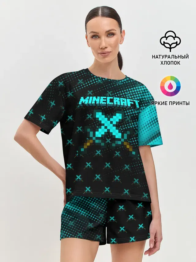 Женская пижама с шортами