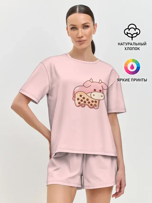 Женская пижама с шортами