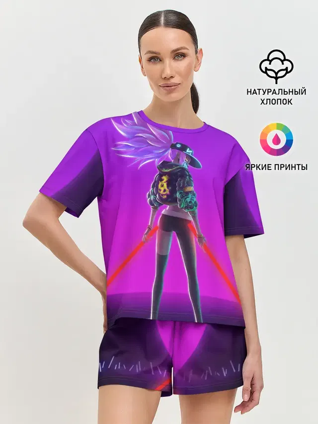 Женская пижама с шортами