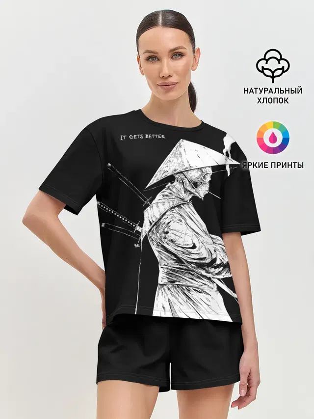 Женская пижама с шортами