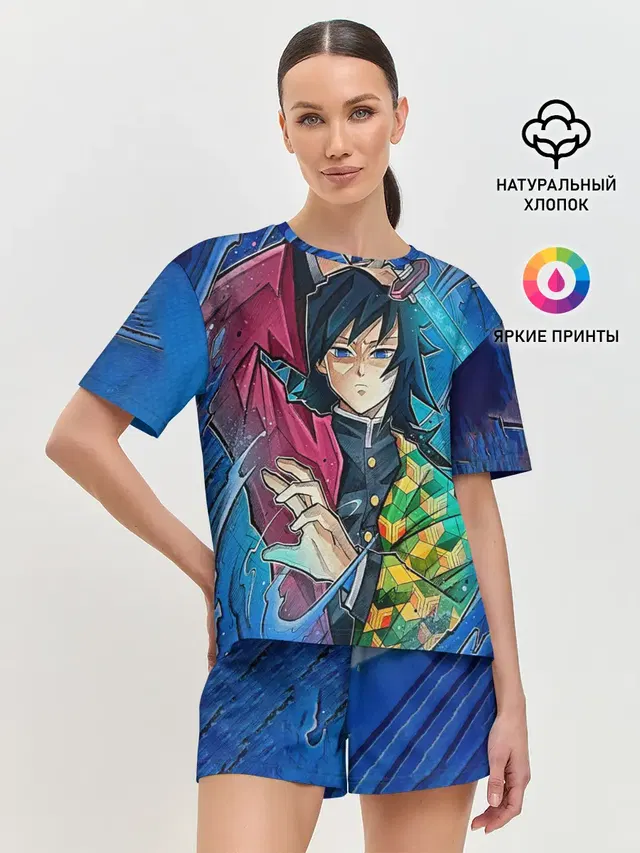 Женская пижама с шортами