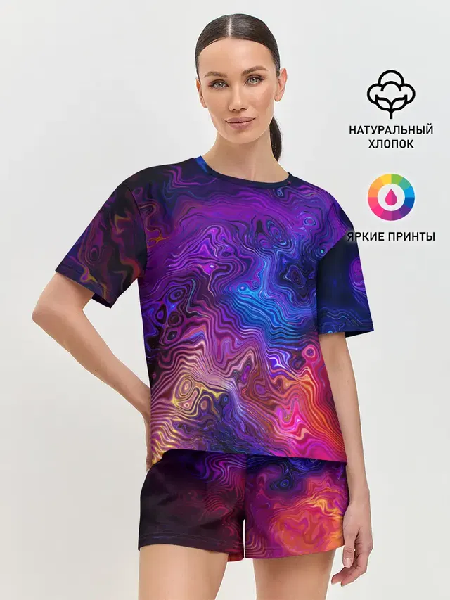 Женская пижама с шортами