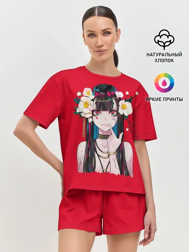 Женская пижама с шортами