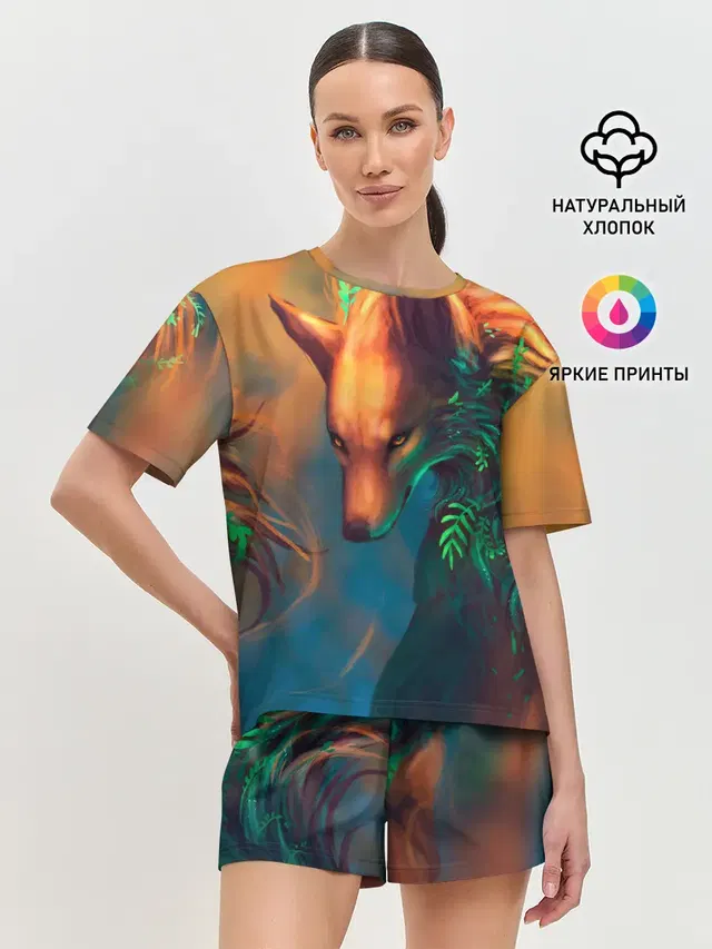 Женская пижама с шортами
