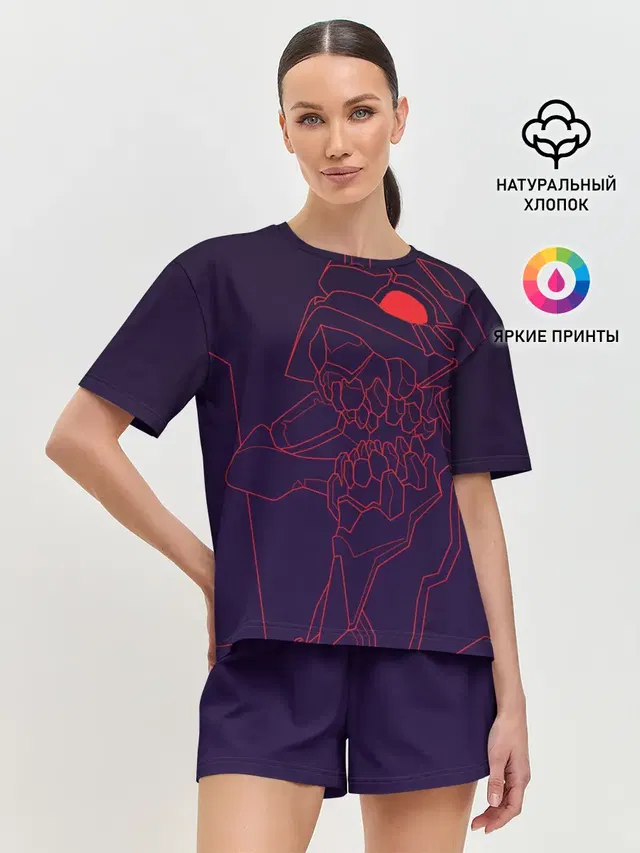 Женская пижама с шортами