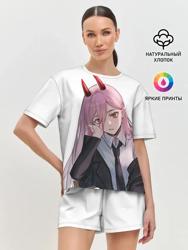 Женская пижама с шортами