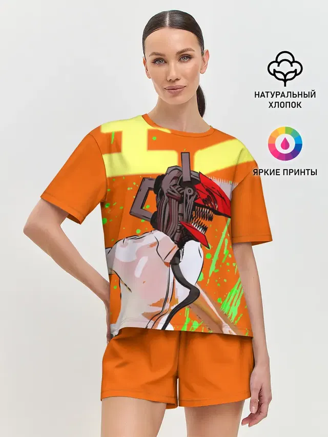 Женская пижама с шортами