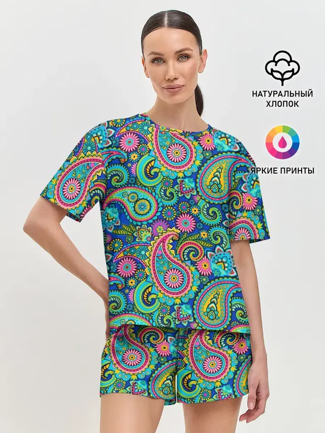 Женская пижама с шортами