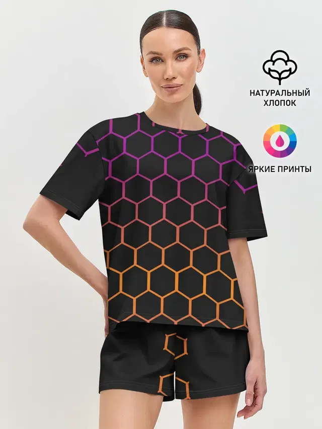Женская пижама с шортами