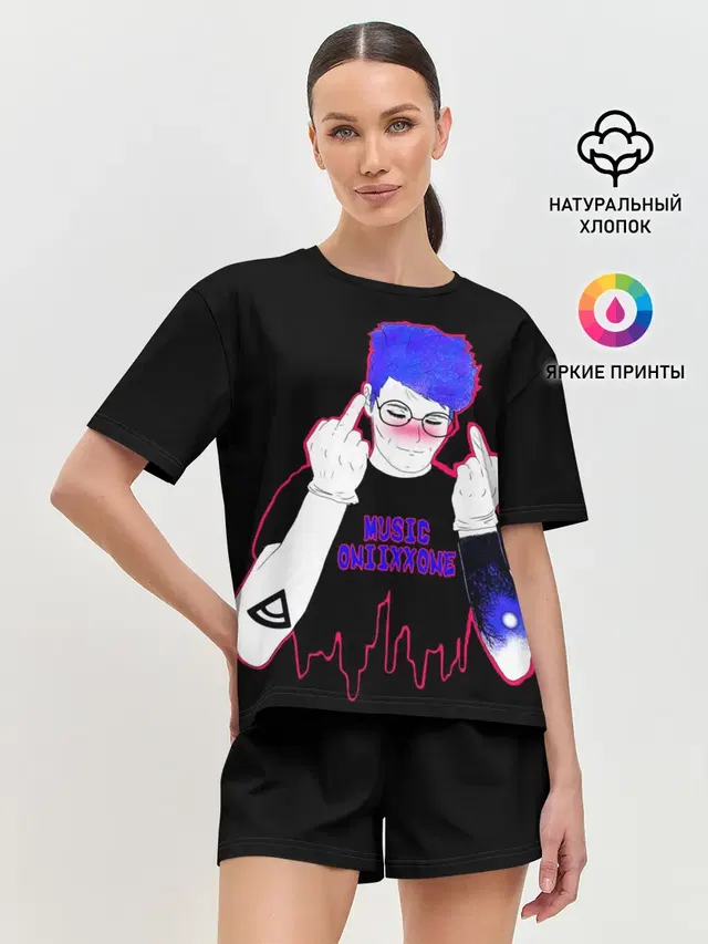 Женская пижама с шортами