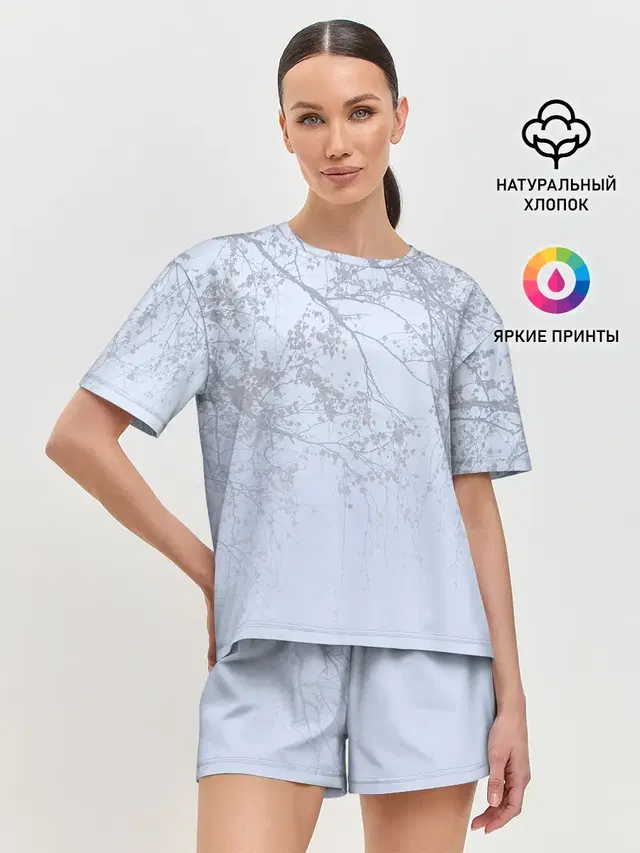Женская пижама с шортами