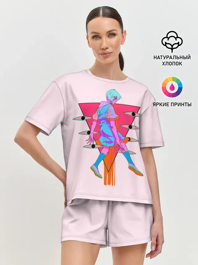 Женская пижама с шортами