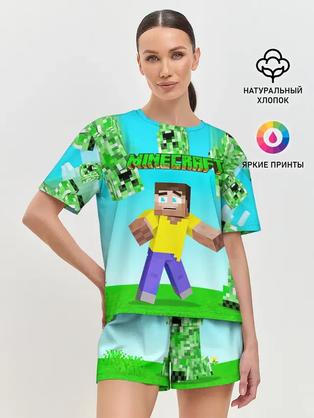 Женская пижама с шортами