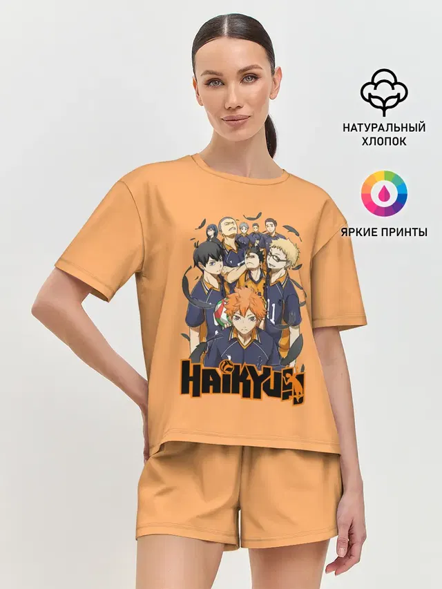 Женская пижама с шортами